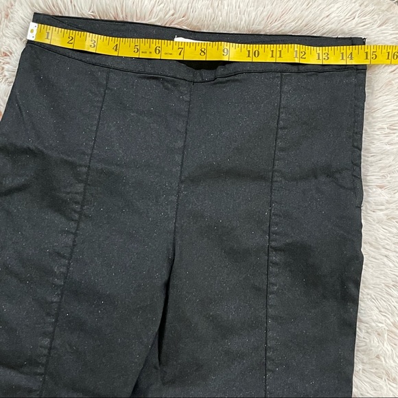 H&M black shimmer skinny trousers sz 12 - Picture 9 of 9